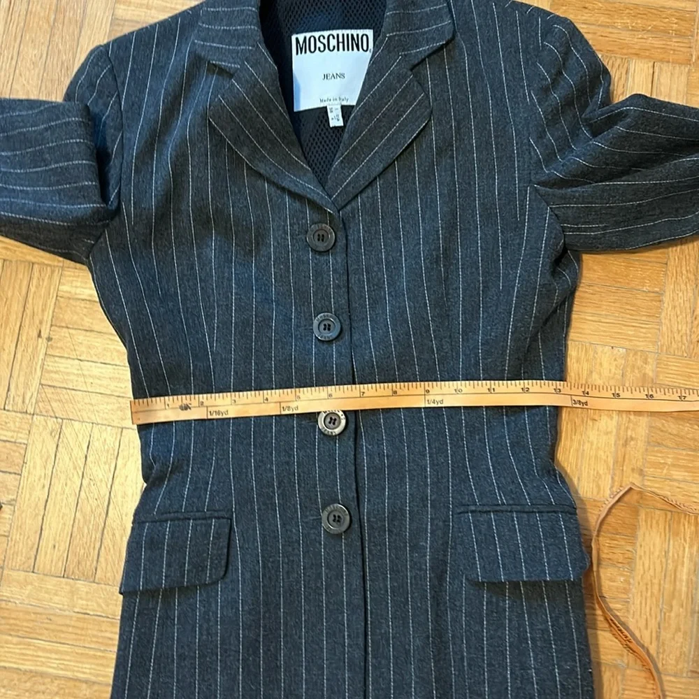 Moschino.  Pinstripe Women's Blazer - Picture 4 of 16